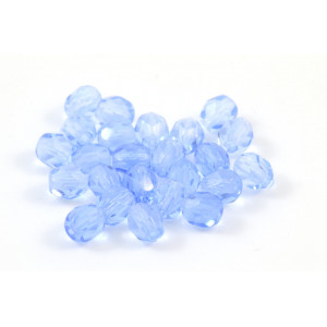 Facette sapphire light blue 4mm
